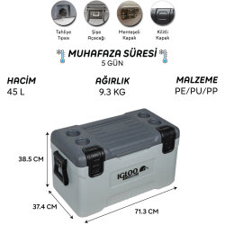 IGLOO CoreMAX 45 Buzluk 45 Litre - 9