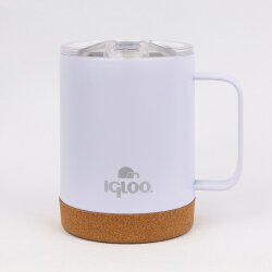 Igloo Cork Mug 350ml-BEYAZ 