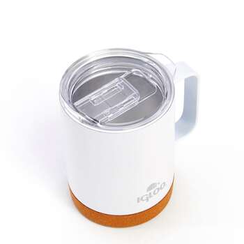 Igloo Cork Mug 350ml-BEYAZ