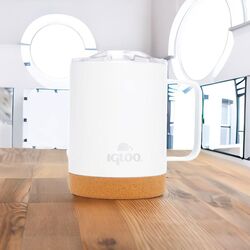 Igloo Cork Mug 350ml-BEYAZ - Thumbnail