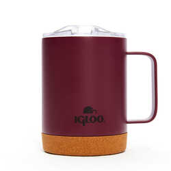 Igloo Cork Mug 350ml-BORDO - Thumbnail