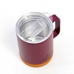 Igloo Cork Mug 350ml-BORDO - Thumbnail