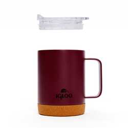 Igloo Cork Mug 350ml-BORDO - Thumbnail