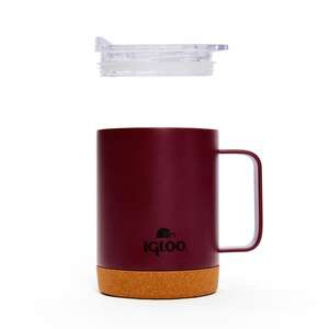 Igloo Cork Mug 350ml-BORDO