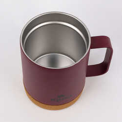 Igloo Cork Mug 350ml-BORDO - Thumbnail