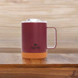 Igloo Cork Mug 350ml-BORDO - Thumbnail