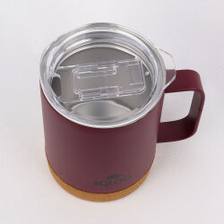 Igloo Cork Mug 350ml-BORDO - 3