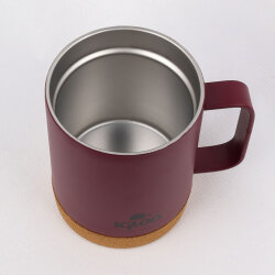 Igloo Cork Mug 350ml-BORDO - 4