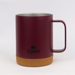 Igloo Cork Mug 350ml-BORDO - Igloo (1)