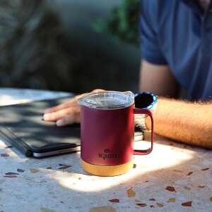 Igloo Cork Mug 350ml-BORDO - 8
