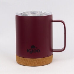 Igloo Cork Mug 350ml-BORDO - Igloo