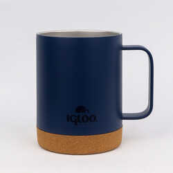 Igloo - Igloo Cork Mug 350ml-LACİVERT (1)