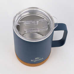 Igloo Cork Mug 350ml-MAVİ - Thumbnail