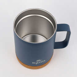 Igloo Cork Mug 350ml-MAVİ - Thumbnail