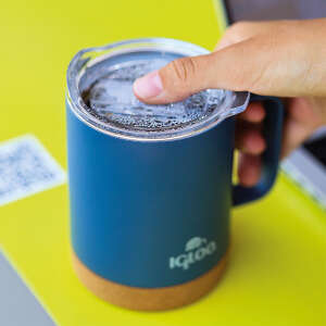 Igloo Cork Mug 350ml-MAVİ - 8