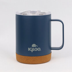 Igloo Cork Mug 350ml-MAVİ 