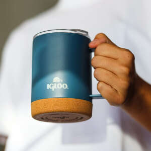 Igloo Cork Mug 350ml-MAVİ - 6