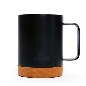 Igloo Cork Mug 350ml-SİYAH