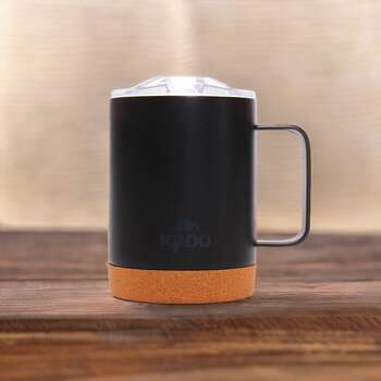 Igloo Cork Mug 350ml-SİYAH