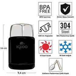 Igloo Legend Yemek Termosu 500ml - Thumbnail