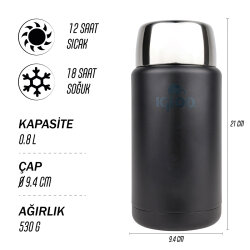 Igloo Legend Yemek Termosu 800ml - 8