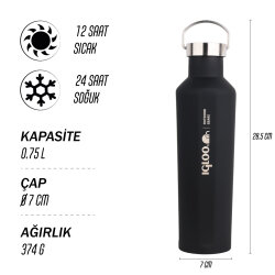 Igloo Pentagon Termos 750ml-SİYAH - 5