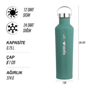 Igloo Pentagon Termos 750ml-YEŞİL - 9