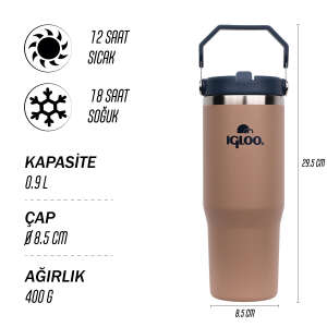 Igloo Powder Termos 900ml-KAHVERENGİ - 4