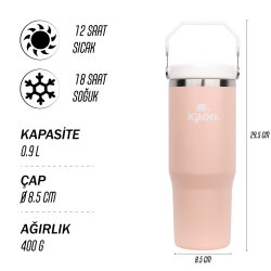 Igloo Powder Termos 900ml-SOMON BEYAZ - 4