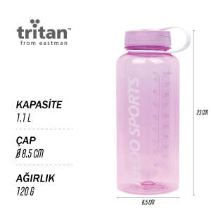 Igloo Sports Tritan Matara 1.1 Litre-PEMBE-BEYAZ - 5