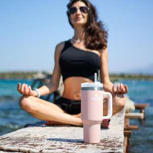 Igloo Stadler Thermo-Mug 1.2 Litre-SOMON BEYAZ - 5