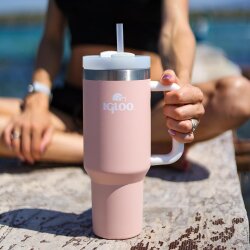 Igloo Stadler Thermo-Mug 1.2 Litre-SOMON BEYAZ - 4