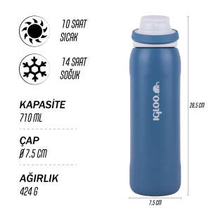 Igloo Veloce Termos 710ml-MAVİ - 9