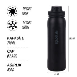 Igloo Veloce Termos 710ml-SİYAH - 9