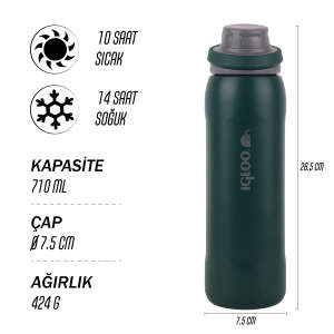 Igloo Veloce Termos 710ml-YEŞİL - 7
