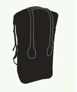 Jr Gear Bomber Pack Su Geçirmez Çanta 75 Litre-SİYAH - 1