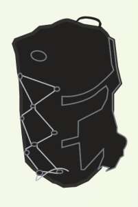 Jr Gear Discovery Su Geçirmez Trekking Sırt Çantası 40 Litre-SİYAH - 1