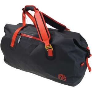 Jr Gear Roll Top Vinyl Duffel Su Geçirmez Spor Çanta 100 Litre-SİYAH-KIRMIZI - 1