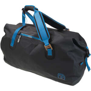 Jr Gear Roll Top Vinyl Duffel Su Geçirmez Spor Çanta 65 Litre-SİYAH-MAVİ - 1