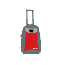 Jr Gear - Jr Gear Wheeled Su Geçirmez Küçük Boy Kabin Çanta-KIRMIZI (1)