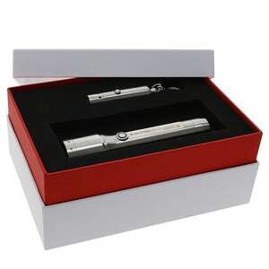 Led Lenser P5R & V8 Stainless Steel Editıon El Feneri-GRİ