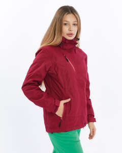 Mapamyumco 3in1 Kadın Mont-KIRMIZI - 5