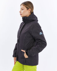 Mapamyumco 3in1 Kadın Mont-SİYAH - 4