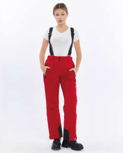 Mapamyumco Kadın Kayak Pantolon-KIRMIZI - 3