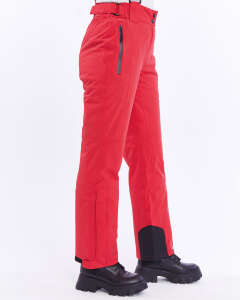 Mapamyumco Kadın Kayak Pantolon-KIRMIZI-SİYAH - 7