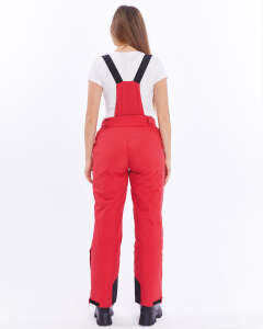 Mapamyumco Kadın Kayak Pantolon-KIRMIZI-SİYAH - 6