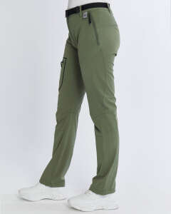 Mapamyumco Quick Dry Kadın Trekking Pantolon-YEŞİL - 5