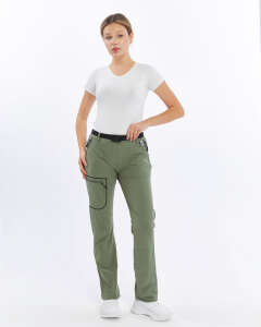 Mapamyumco Quick Dry Kadın Trekking Pantolon-YEŞİL - 2