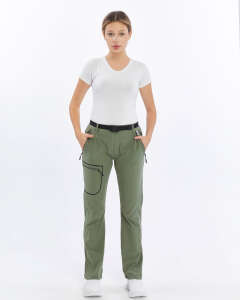 Mapamyumco Quick Dry Trekking Kadın Pantolon-YEŞİL - 1