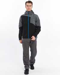 Mapamyumco Windbreaker Erkek Ceket-FÜME-SİYAH - Thumbnail
